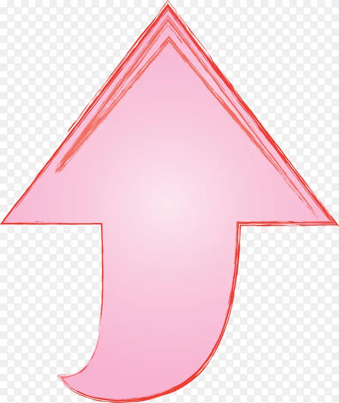 风箭 粉色 三角形