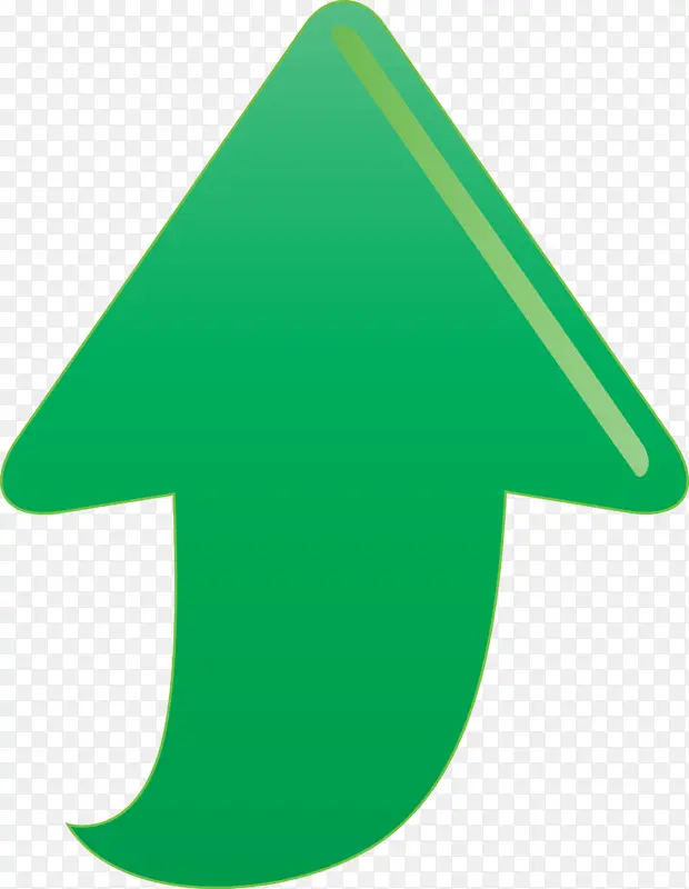 风箭 绿色 符号
