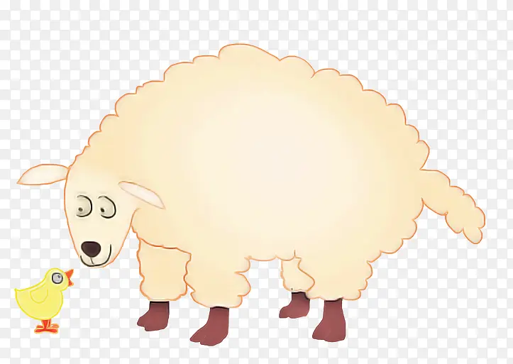 绵羊 卡通 牲畜