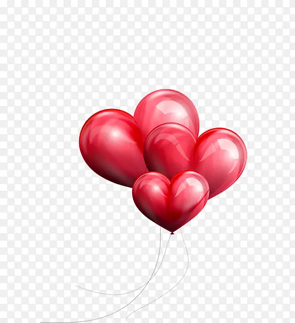 气球 心脏 红色