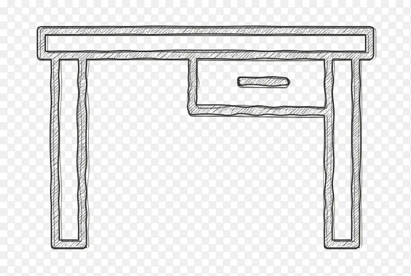 内饰图标 办公桌图标 家具