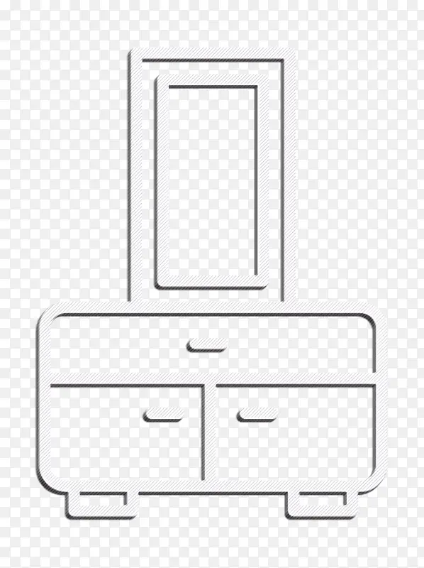 镜子图标 内饰图标 胸部图标