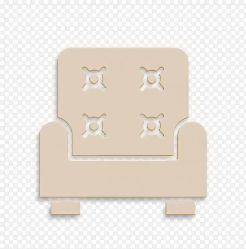 椅子图标 内饰图标 扶手椅图标