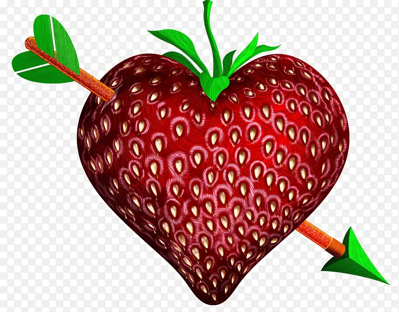 草莓 天然食品 心脏