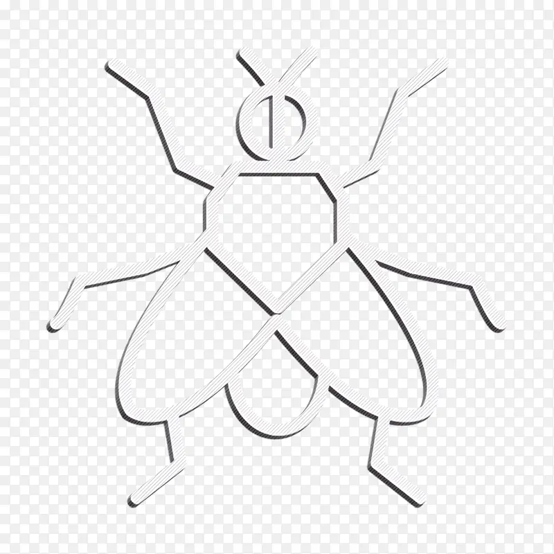 昆虫图标 苍蝇图标 徽标