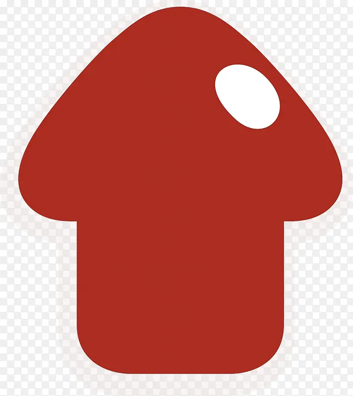 可爱箭 红色 蘑菇
