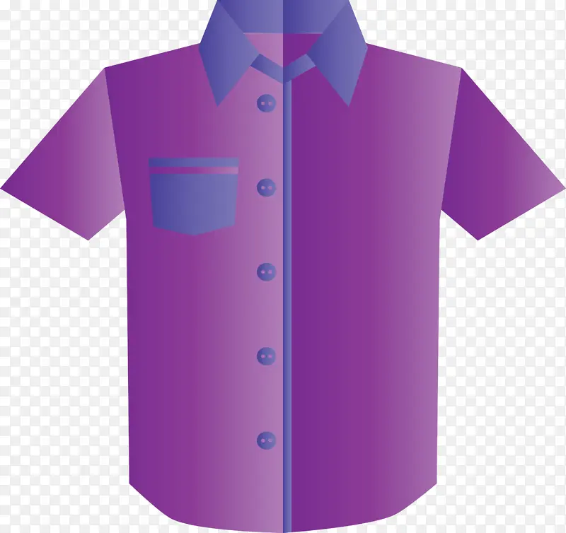 服装 紫色 袖子