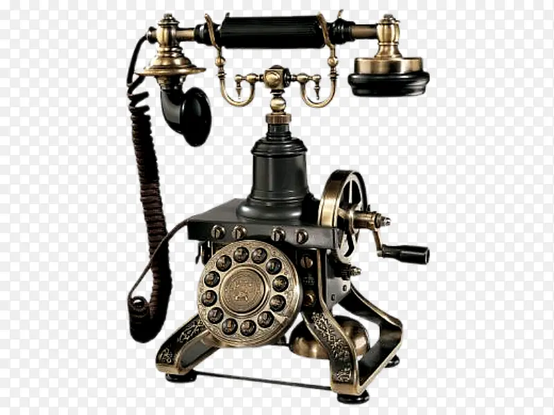 电话 金属 古董