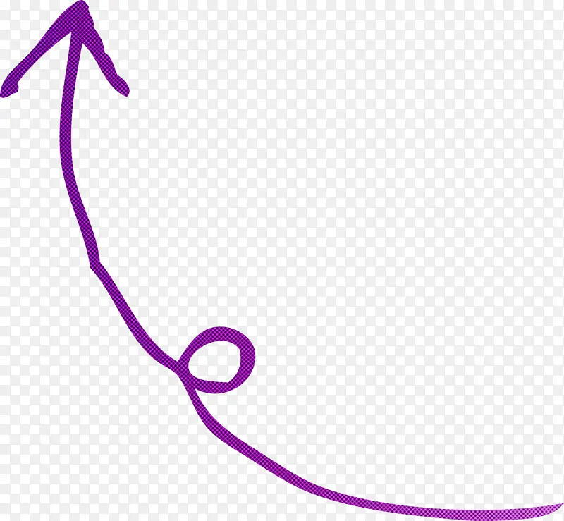 曲线箭头 紫色 粉色