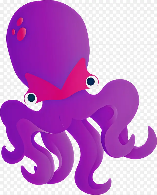 章鱼 太平洋巨章鱼 紫色
