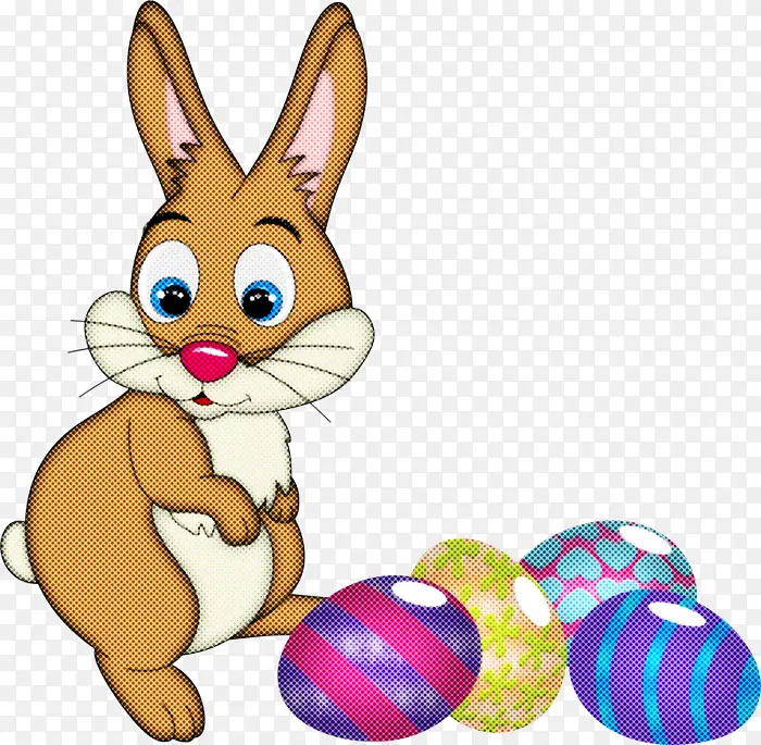 复活节彩蛋 卡通 复活节兔子