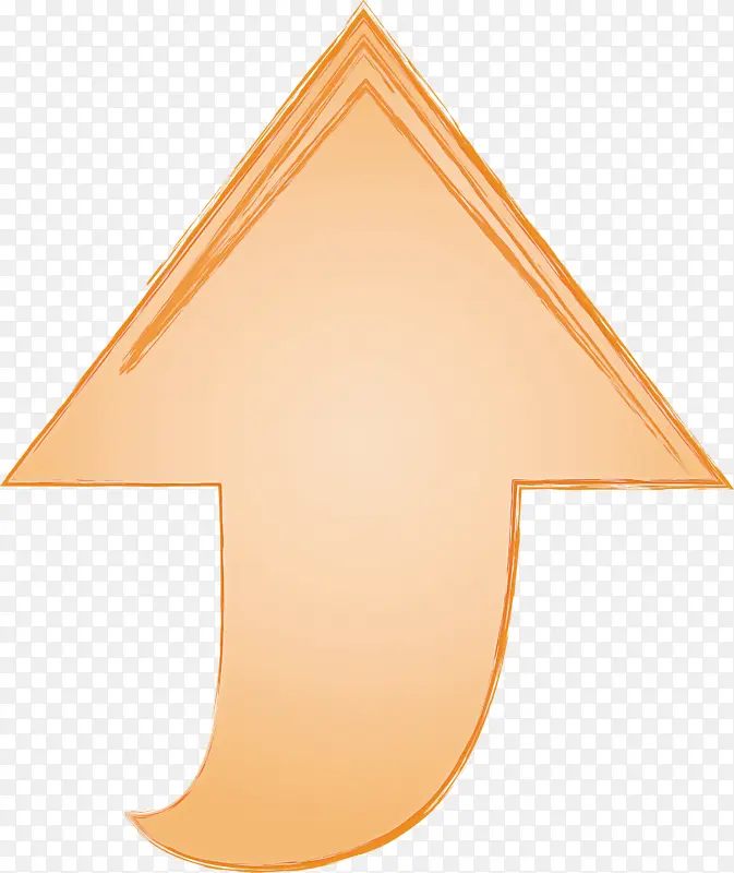 风箭 橙色 三角形
