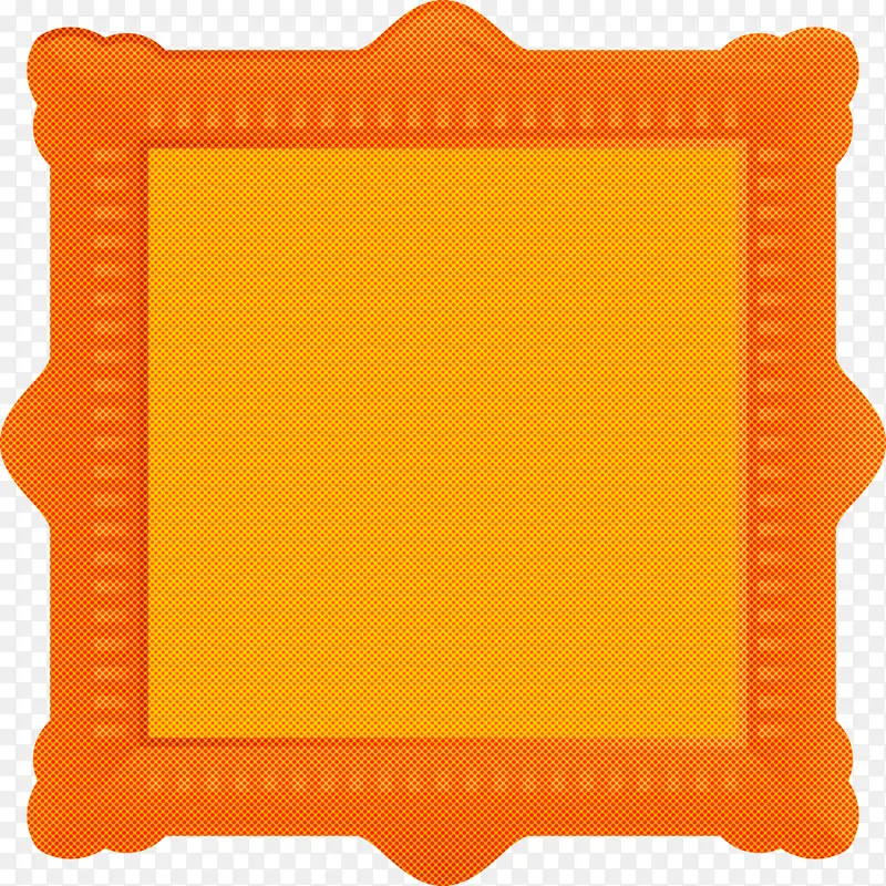 方形框架 橙色 黄色