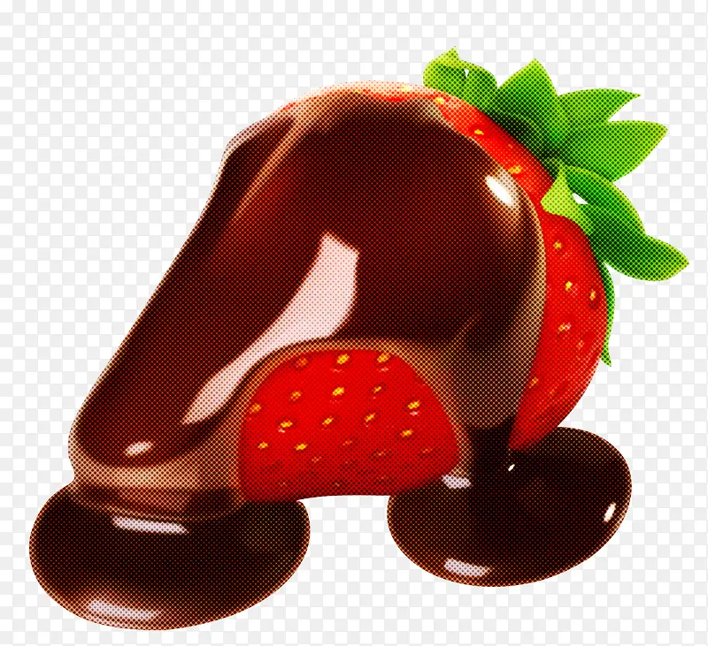 草莓 巧克力 食物