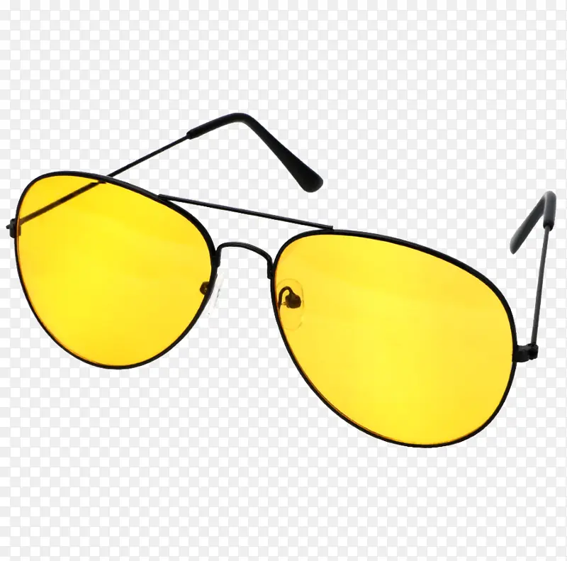 眼镜 太阳镜 黄色