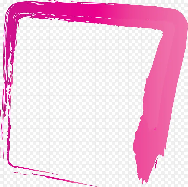 画框 水彩画框 粉色