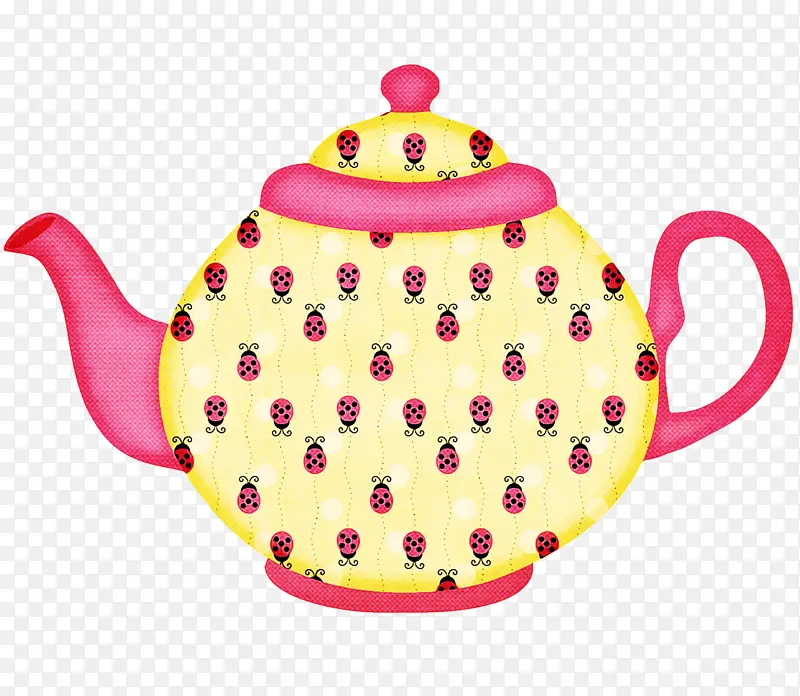 茶壶 水壶 粉色