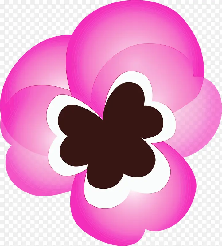 三色堇 春花 水彩