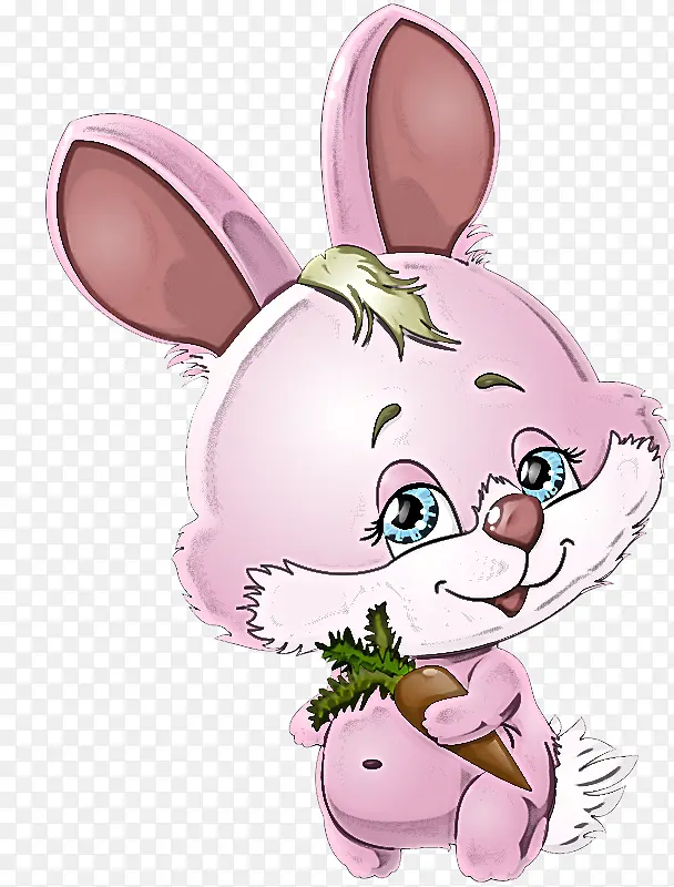 卡通 兔子 粉色