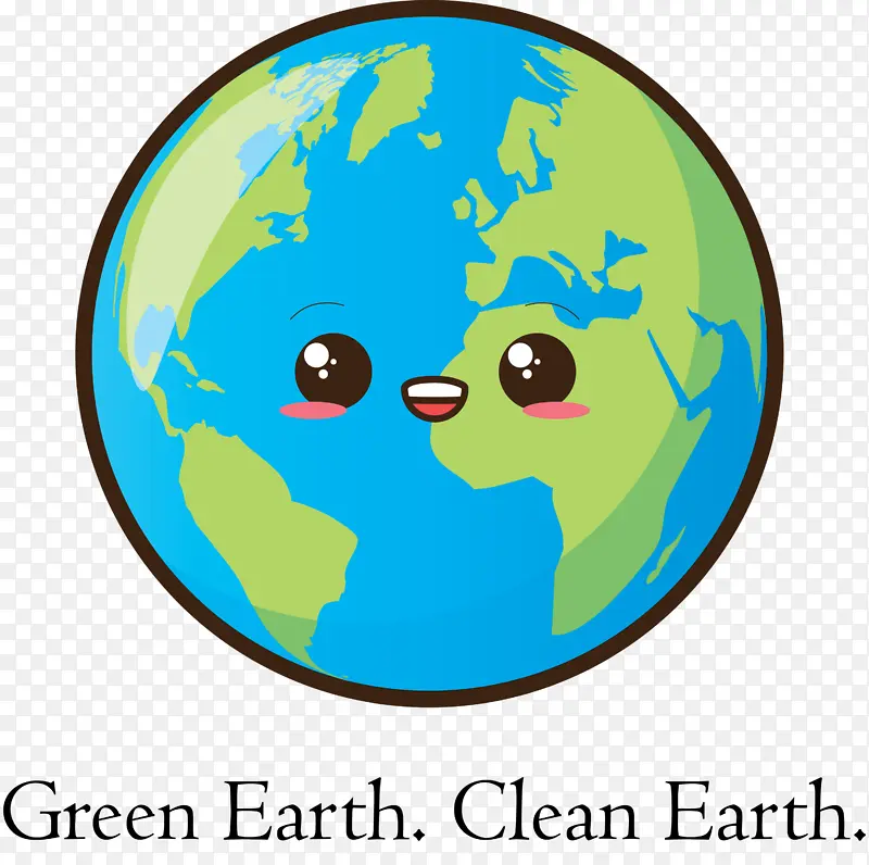 地球日 绿松石色 水绿色