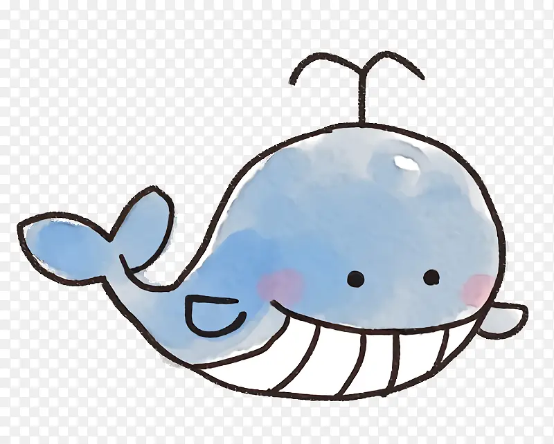 卡通 鲸鱼 蓝鲸