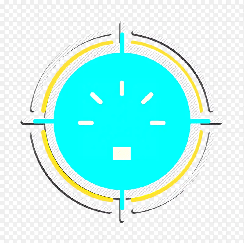 目标图标 创意图标 绿色