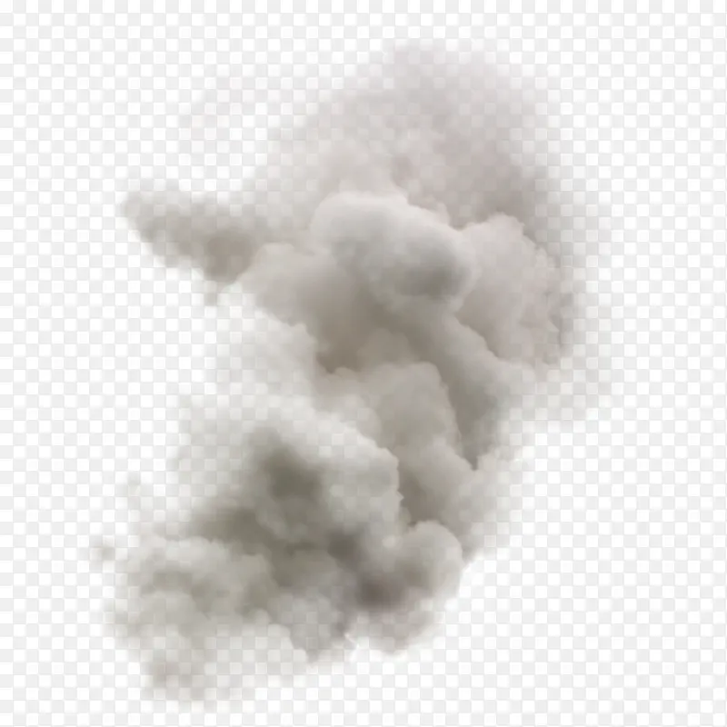 白色 烟雾 云