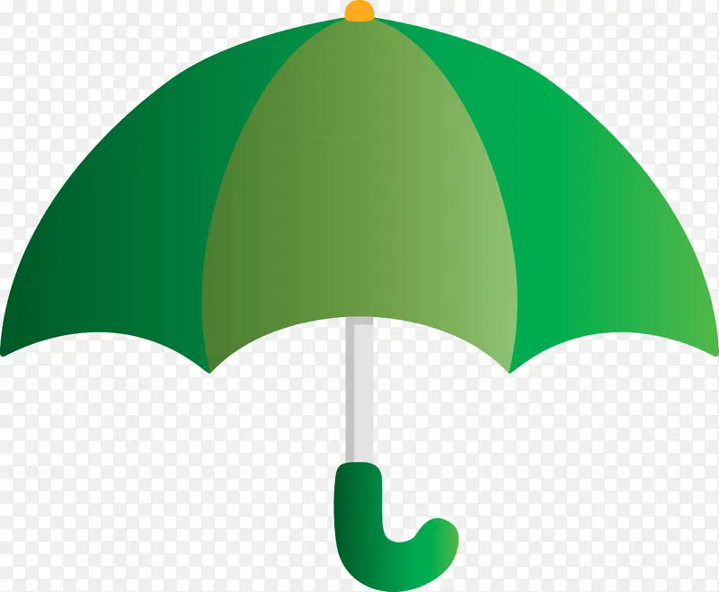 伞 卡通伞 绿色