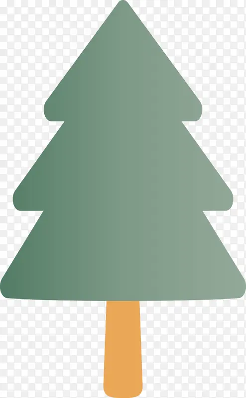 抽象树 卡通树 圣诞树
