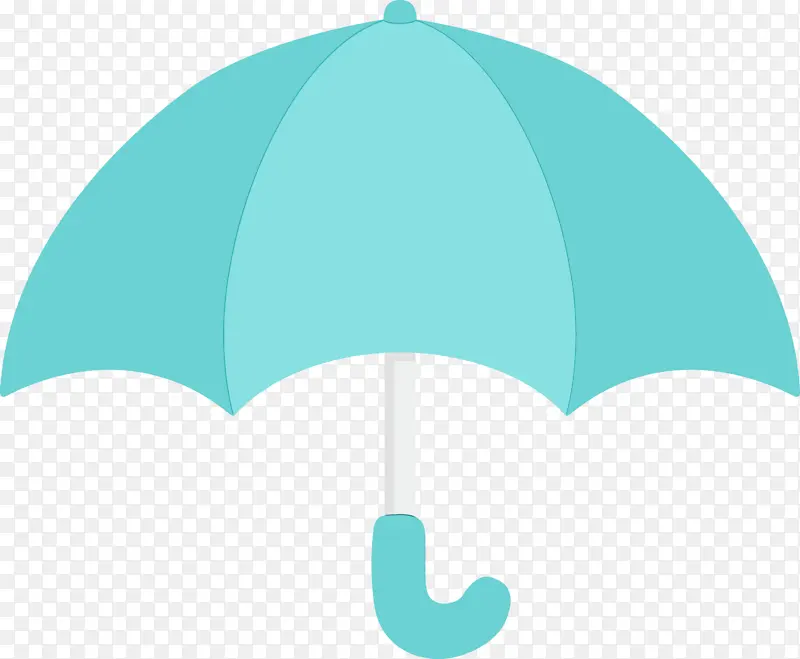 雨伞 卡通雨伞 水彩画