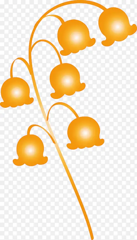 百合铃铛 花朵 黄色