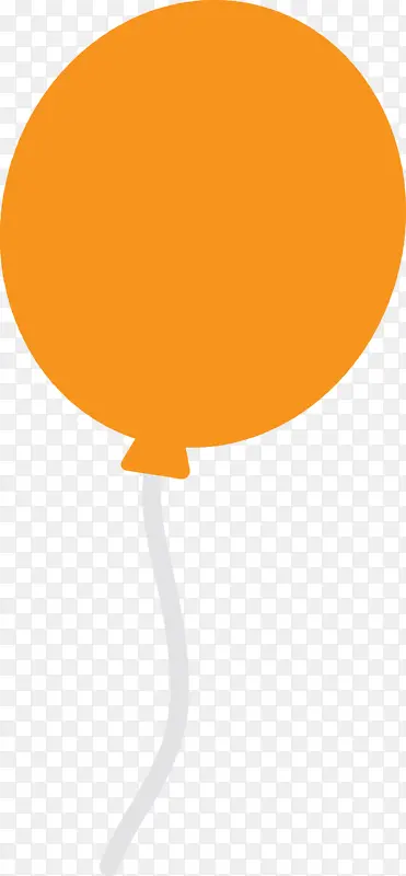 气球 橙色 黄色