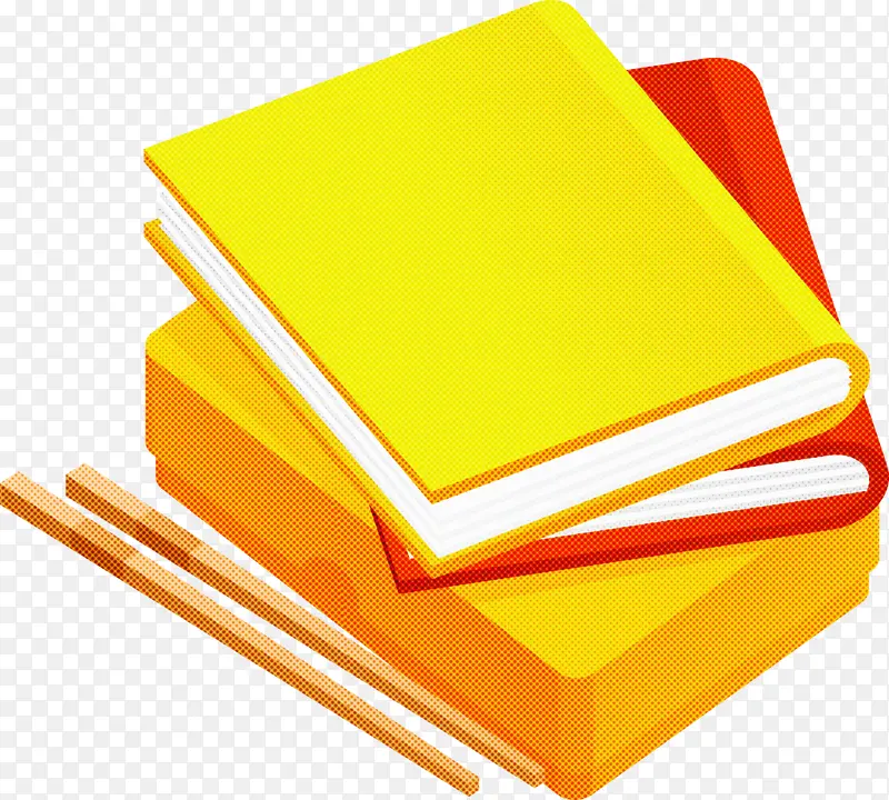 书籍 学习用品 黄色