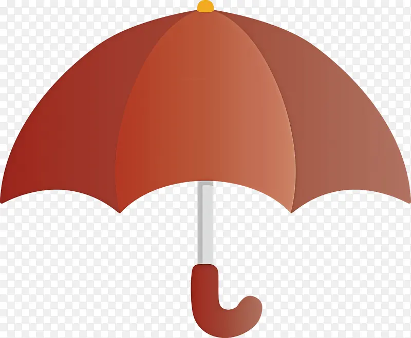 雨伞 卡通雨伞 橙色