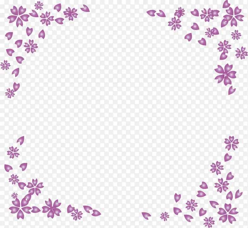 框架 紫色 丁香