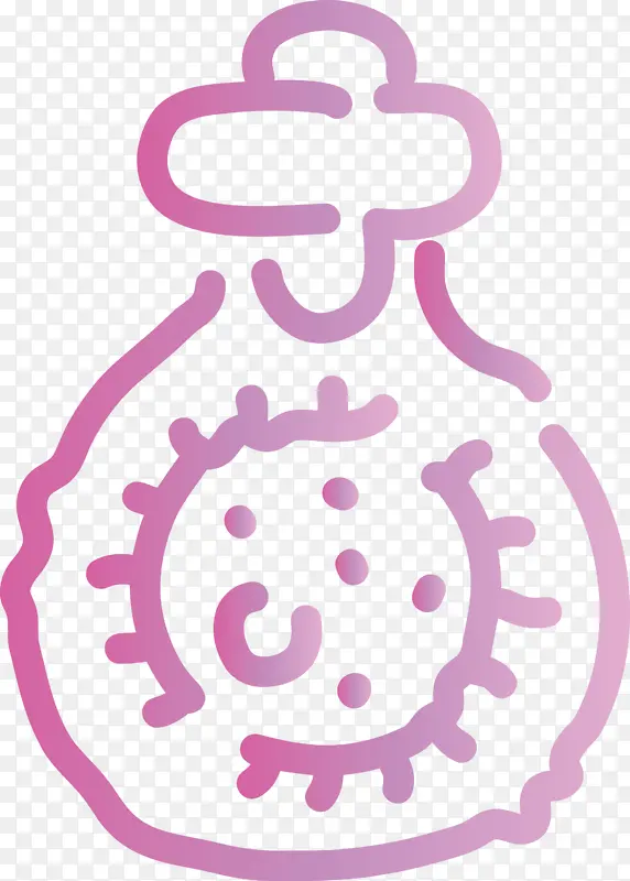 细菌细菌病毒粉色