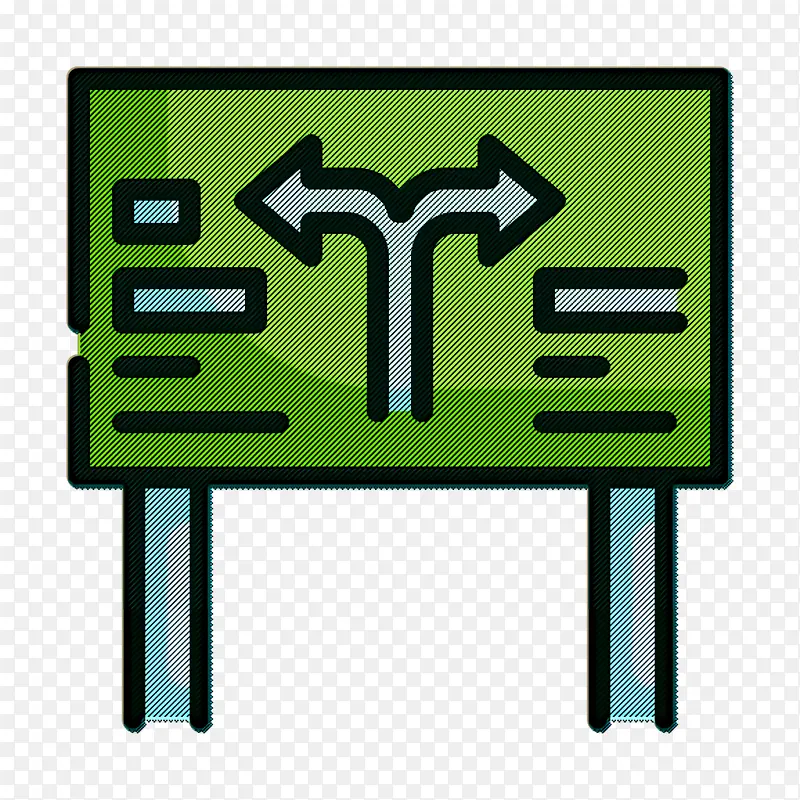 道路标志图标 路径图标 旅行图标