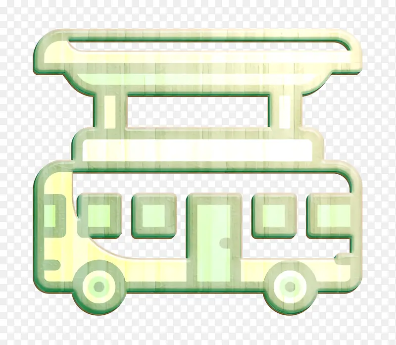 旅游图标 公交车图标 交通工具