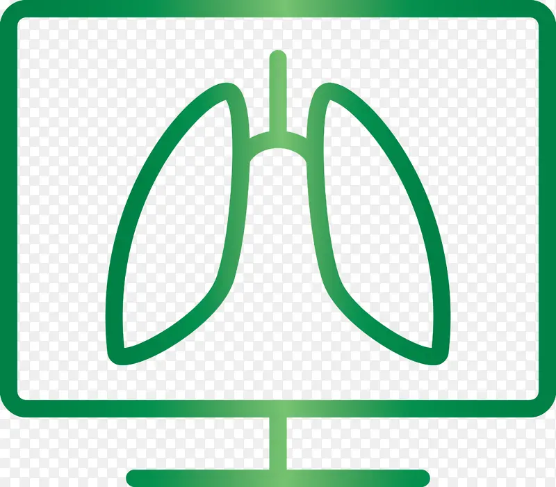 冠状病毒病 肺部 绿色