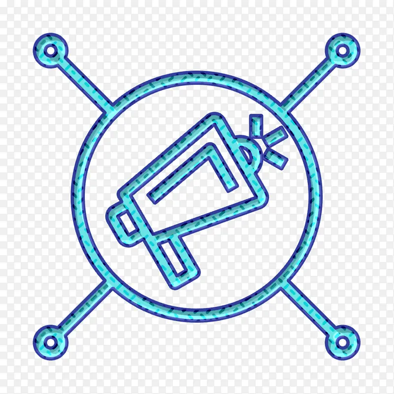 扩音器图标 促销图标 数字服务图标