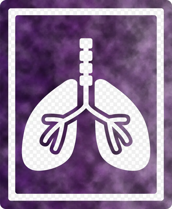 冠状病毒病 肺部 紫色