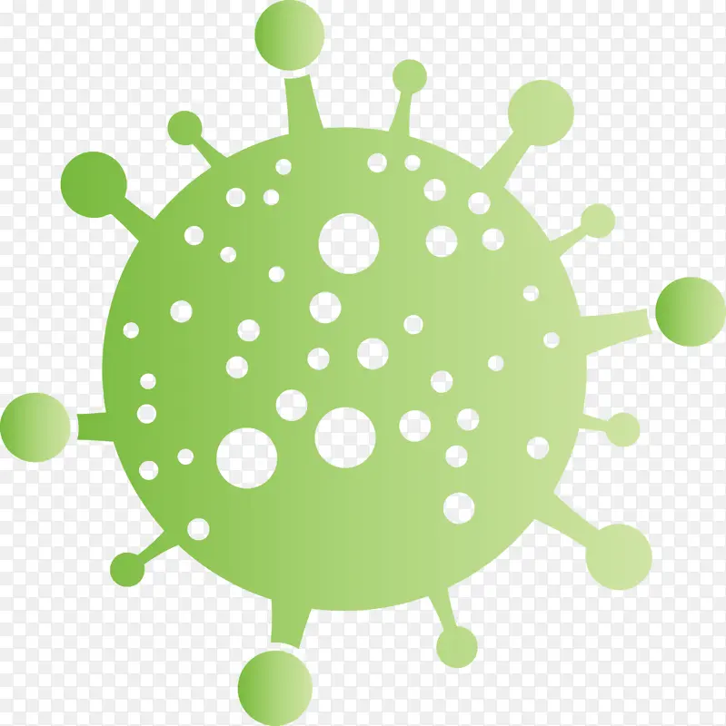 细菌细菌病毒绿色圆圈