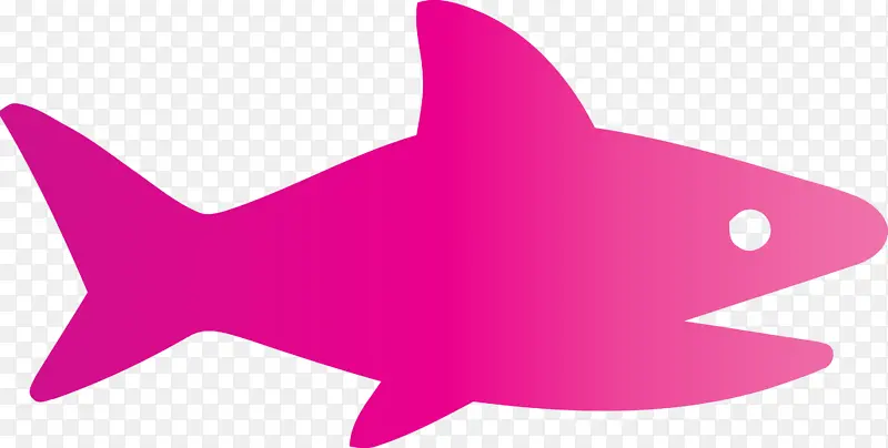 小鲨鱼 鲨鱼 粉红