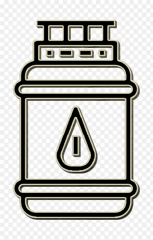 煤气瓶图标 煤气图标 家用设备图标