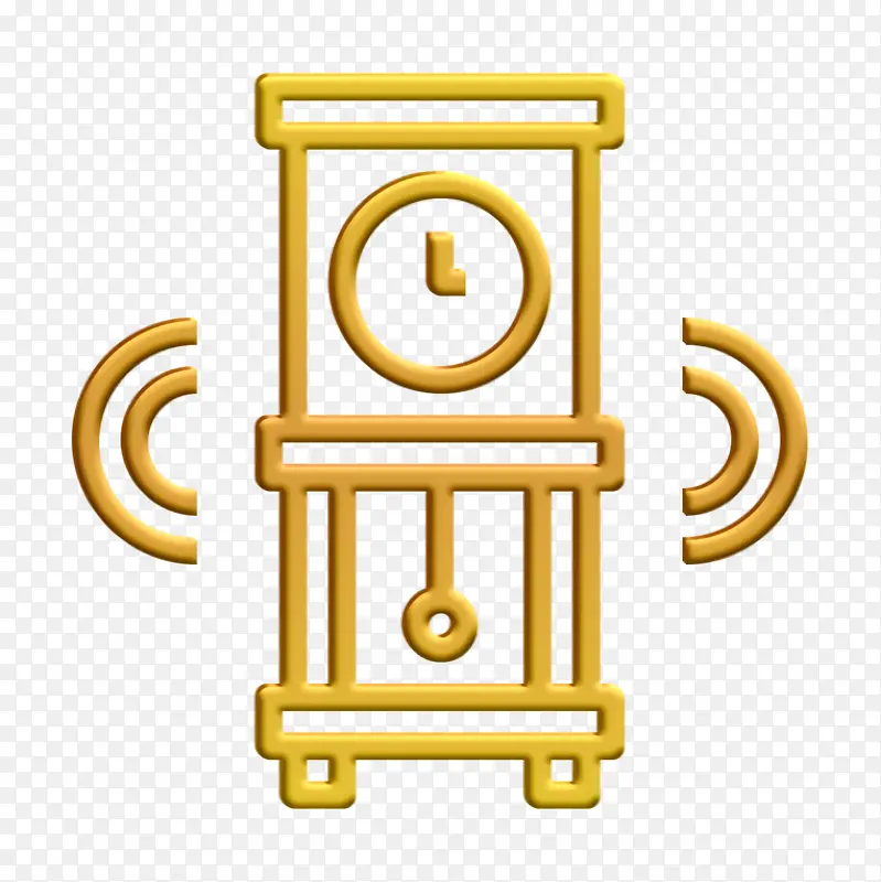 时间和日期图标 挂钟图标 家用设备图标