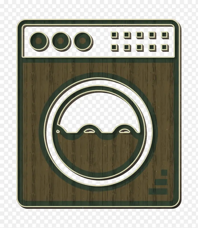 家具和家居图标 洗衣机图标 家用设备图标