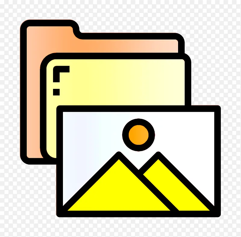 图库图标 文件和文件夹图标 文件夹和文档图标