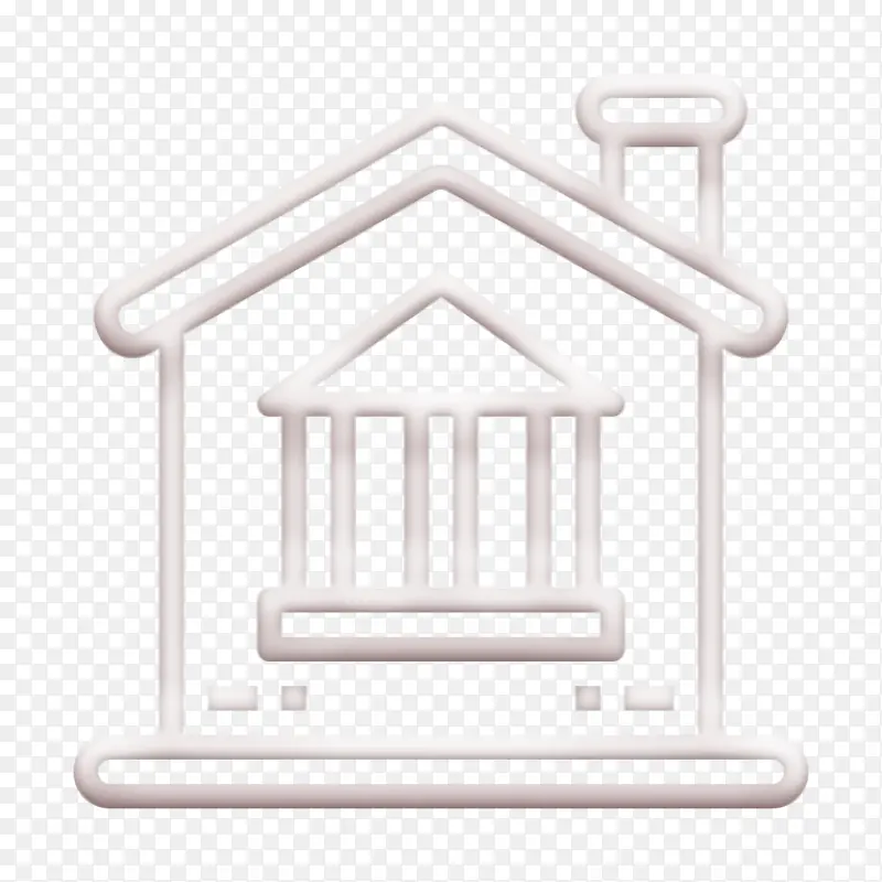 家庭图标 银行图标 徽标