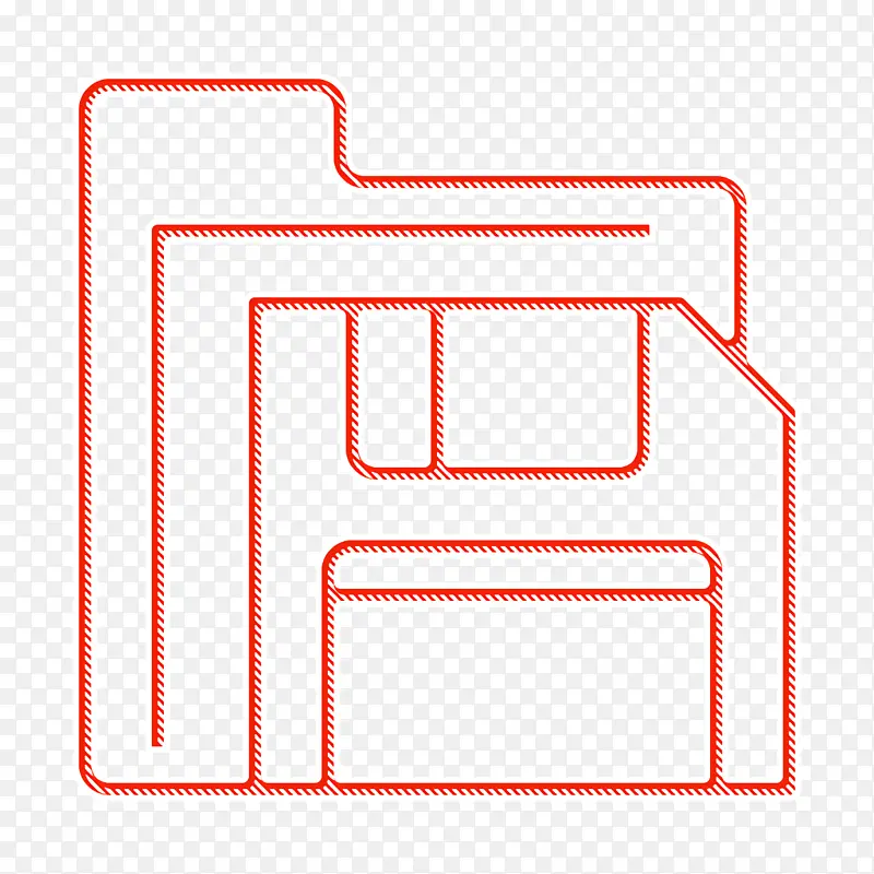 文件夹和文档图标 软盘图标 保存图标