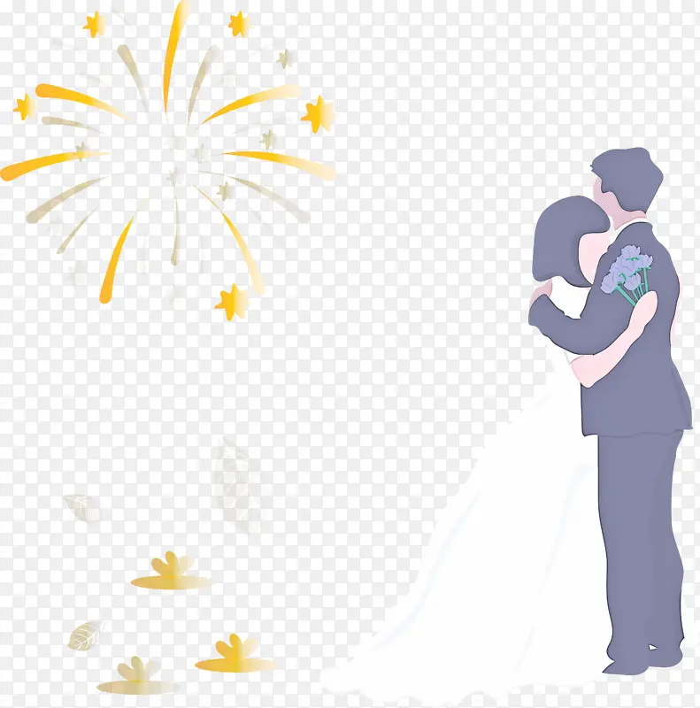 婚礼 爱情 手势